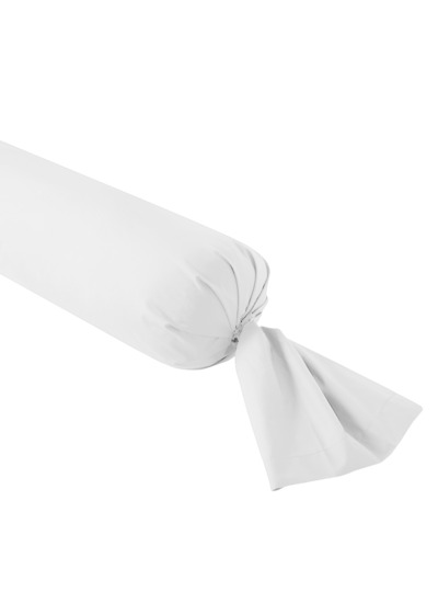 Taie de traversin Influence Percale Blanc