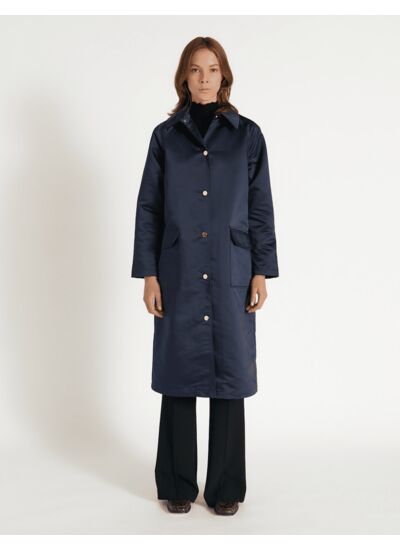 Manteau Page Marine en Polyester