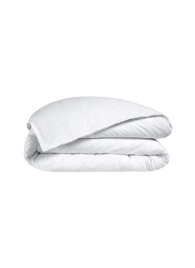 Lacoste - Housse de couette en percale de coton blanc, L Chic