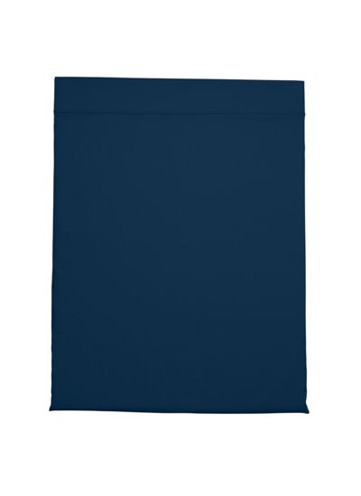 Drap plat Partition Satin de coton Coloris Marine