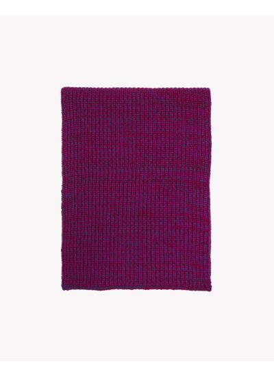 Écharpe mouliné tricolore 170 cm x 30 cm - Accessoire - MOULINE FUCHSIA