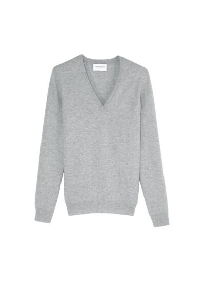 Pull V classique - Femme - GIVRE