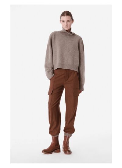 Pantalon Victor En Laine Mélangée