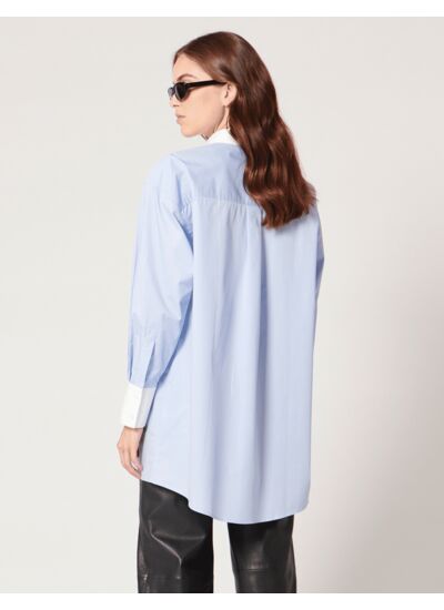 Chemise Cedrick-Chemise ample bleu