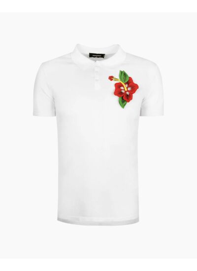 Dsquared Polo Baily White