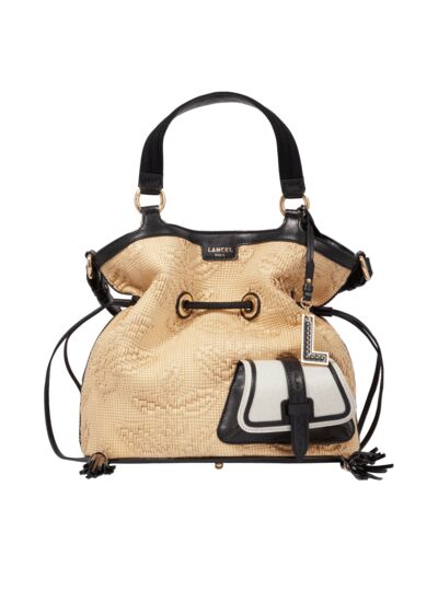 Premier Flirt De Lancel - Sac Seau M - Naturel/Noir