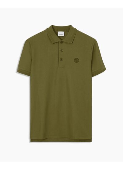 Burberry Polo - TB Logo - Kaki