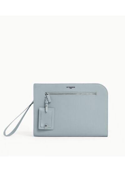 Pochette 13" Emile en cuir signature T