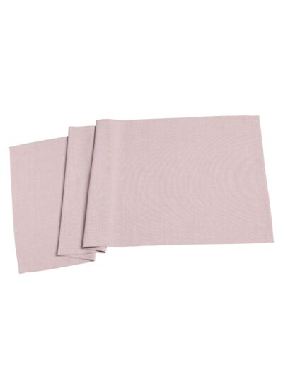 Textil Uni TREND chemin de table or rose, 50 x 140 cm