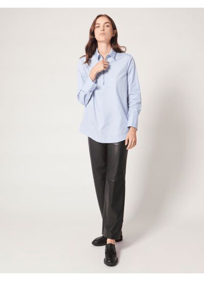 Chemise Corinna-Chemise droite bleu