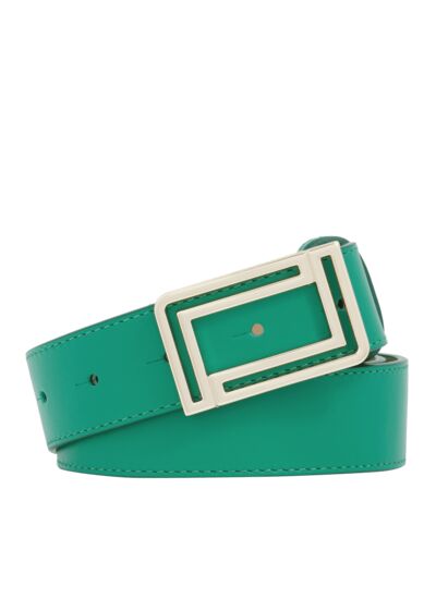 Double L C. Lisse - Ceinture Femme - Emeraude