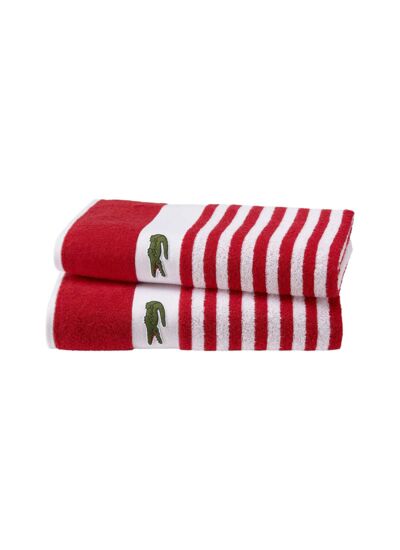 Lacoste - Serviette de bain en coton 450 g/m², Friendly