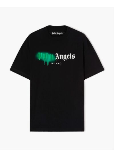 Palm Angels Black Spray Milano Green