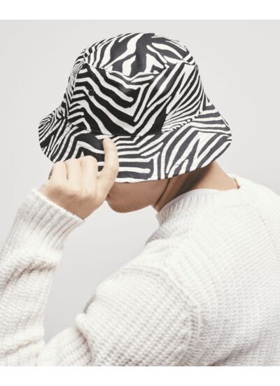 Chapeau Reversible Imprime Zebre