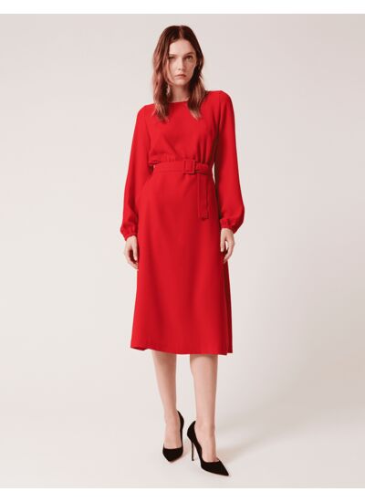 Robe Ryllya Rouge en Polyester