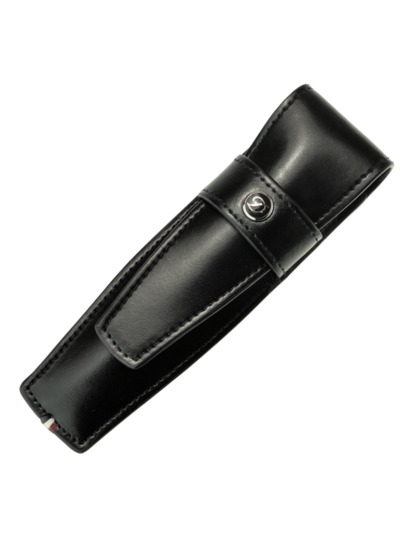 Indispensable - Etui stylo cuir noir