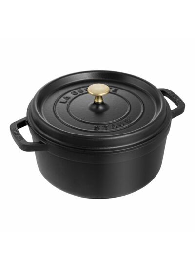 Cocotte 28 cm, Rond(e), Noir, Fonte, second choix