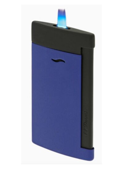 Briquet Slim 7 Finition noir mate / bleu ocean