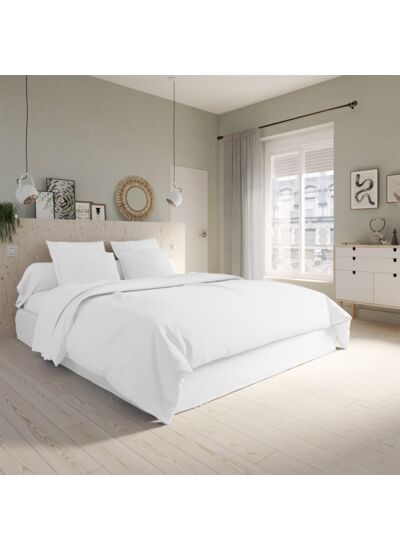 Housse de couette Studio Coton Blanc