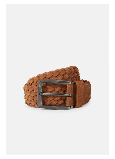 Ceinture Tressée En Daim