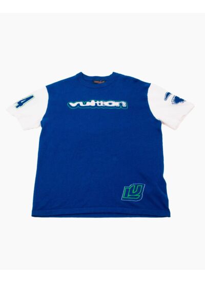 T-Shirt - Intarsia - Blue