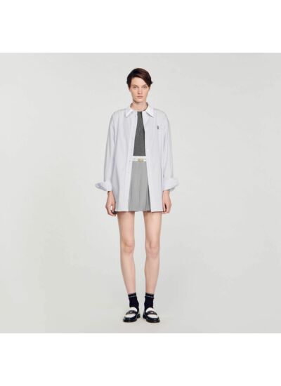 Chemise oversized à rayures