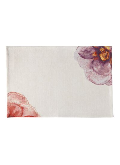 Rose Garden Home - Set de table rectangulaire aux motifs fleuris