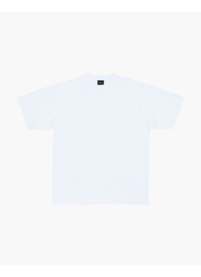 BALENCIAGA white  Care Label Medium Fit T-shirt