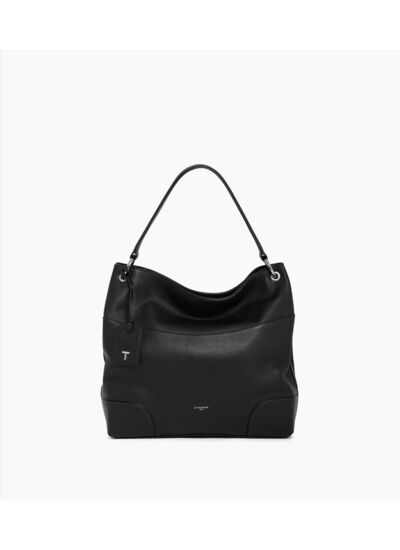 Grand sac hobo Romy en cuir grainé