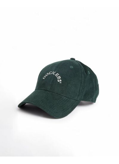 EMBROIDERED DOCKERS LOGO ON CORDUROY CAP