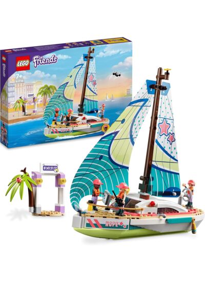 LEGO Friends 41716 - L’Aventure en Mer de Stéphanie - Exploration Marine avec Bateau