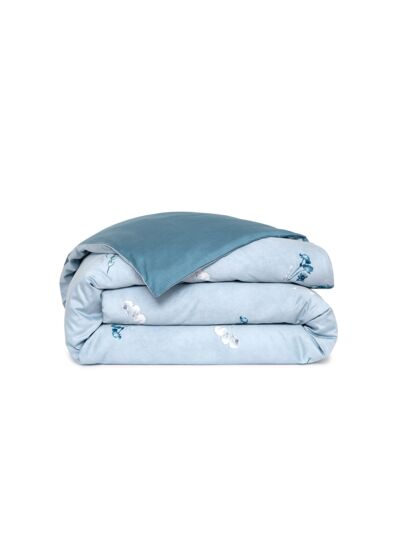 BOSS Home - Housse de couette en satin de coton, Shadow