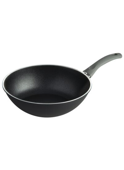 28 cm, Wok, Noir