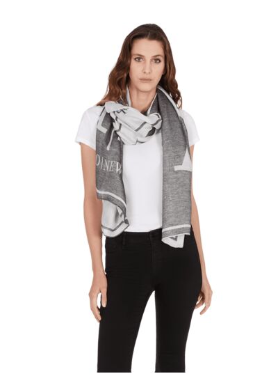 Foulard Femme - Noir/Blanc