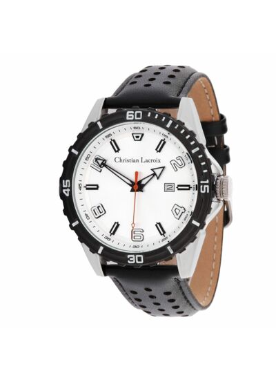 Montre dateur Sol Black & Chrome