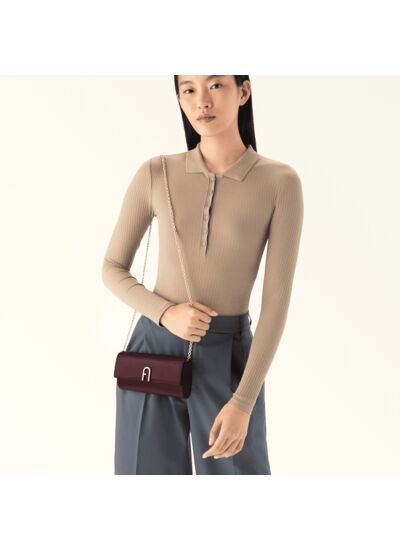 FURLA FLOW MINI CROSSBODY CLUTCH - VITELLO CLARIS LUX