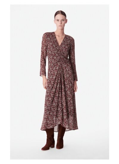 Robe Biba En Viscose & Soie