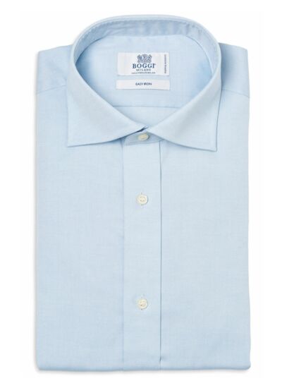 CHEMISE PIN POINT COTON DOUBLE PLI