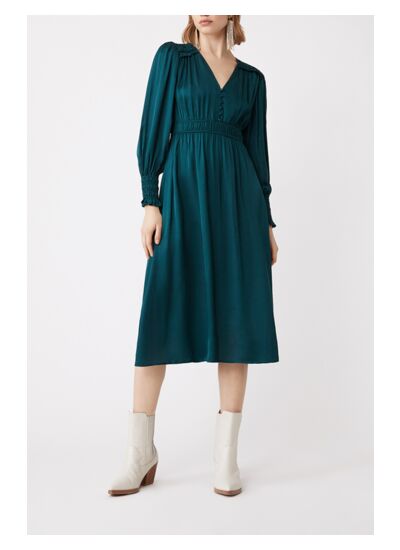 ROBE CARMEN BLEU CANARD