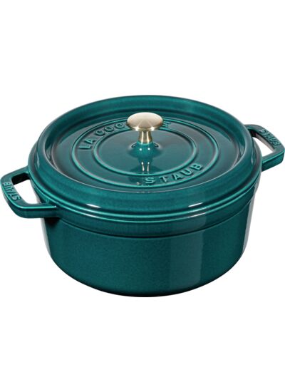 Cocotte 24 cm, Rond(e), Blue La-Mer, Fonte, second choix