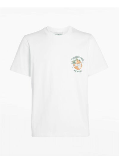 T-Shirt - Orbite Autour De L'Orange - White