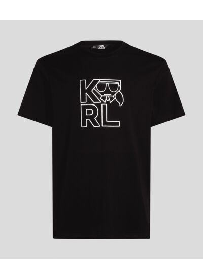 SILVER KOCKTAIL BLK LOGO T-SHIRT