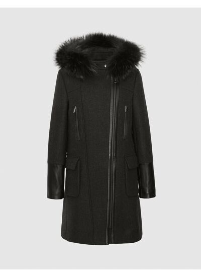 Duffle-Coat Gerson-Capuche en fausse fourrure