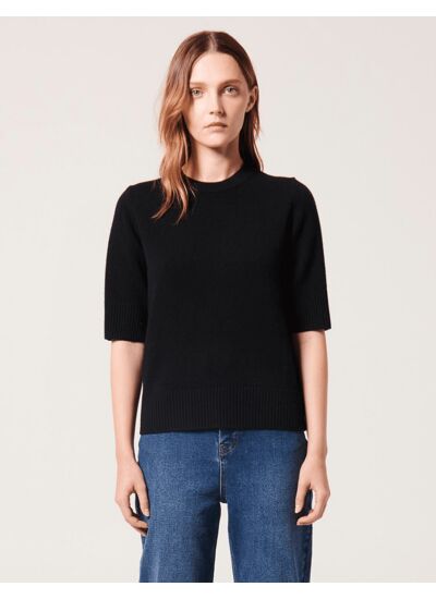 Pull Neha Noir en Laine