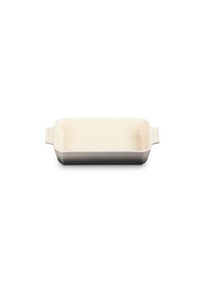 Plat rectangulaire classique 25cm en céramique flint