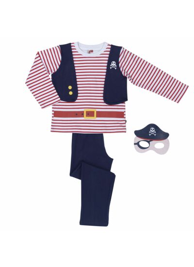 Pyjama garçon PIRATE imprimé/marine