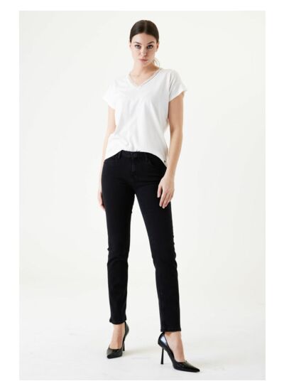 Jeans Célia Straight - taille haute coupe droite
