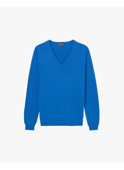 Pull V d'été - Homme - BLEU DE FRANCE