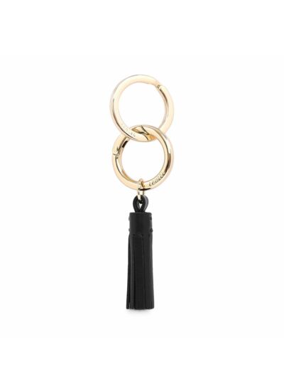 Charms de Lancel - Porte-clés pompon personnalisable - Grand modèle - Noir