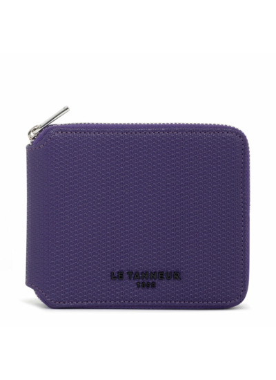 Porte monnaie zip en L Emile en cuir monogramme